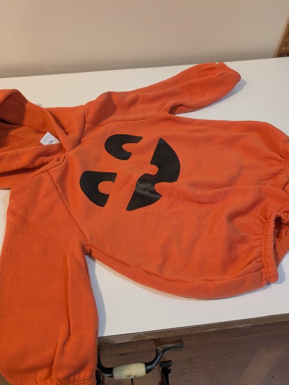 Pumpkin Costume Hooded Romper, size 18-24 months